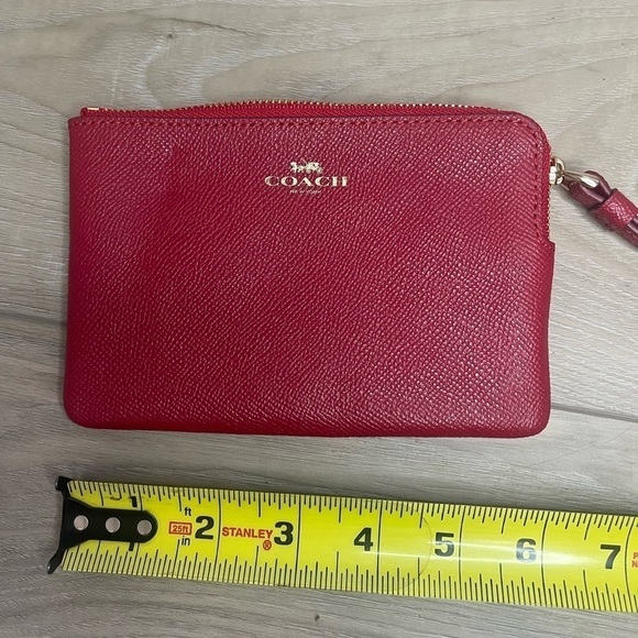 Red Coach Wristlet - Picture 4 of 5